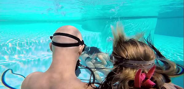  Eva Sasalka and Jason being watched underwater while fucking